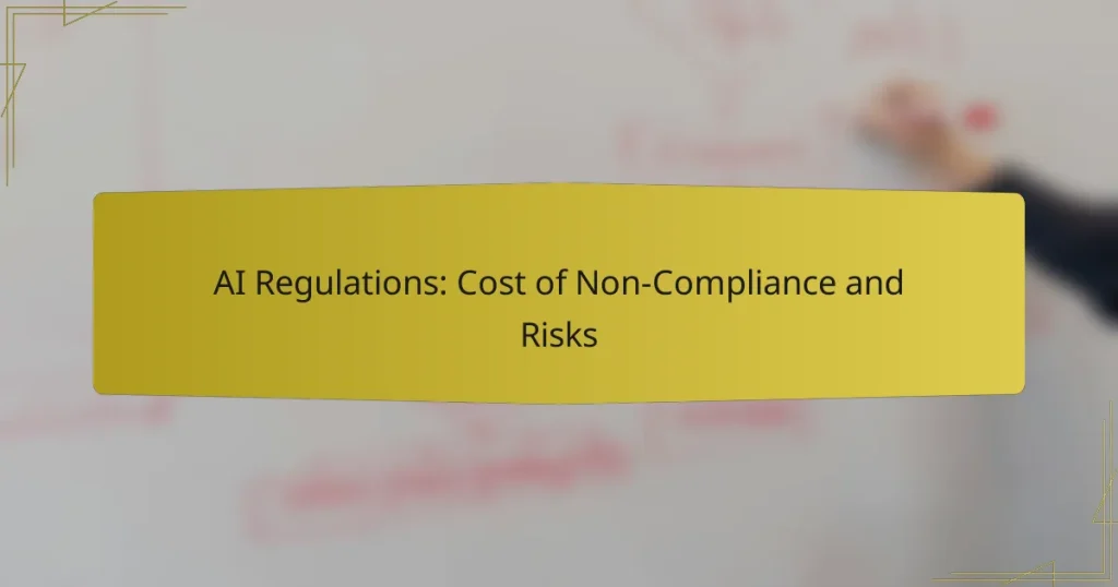 AI Regulations: Cost of Non-Compliance and Risks