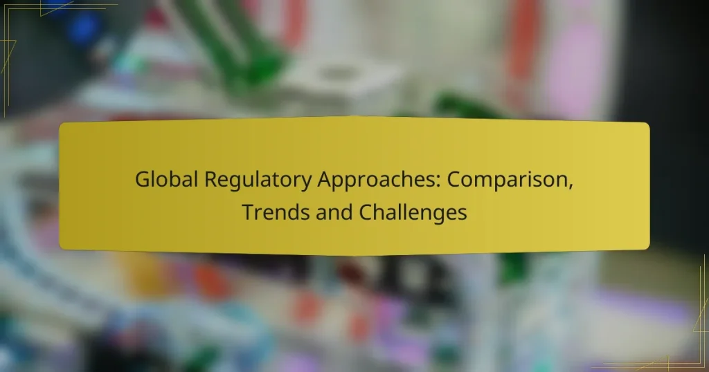 Global Regulatory Approaches: Comparison, Trends and Challenges
